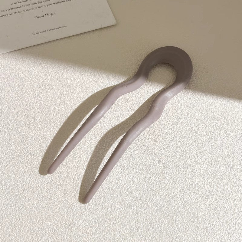 Simple U-shaped Hair Pin Female Hair Comb