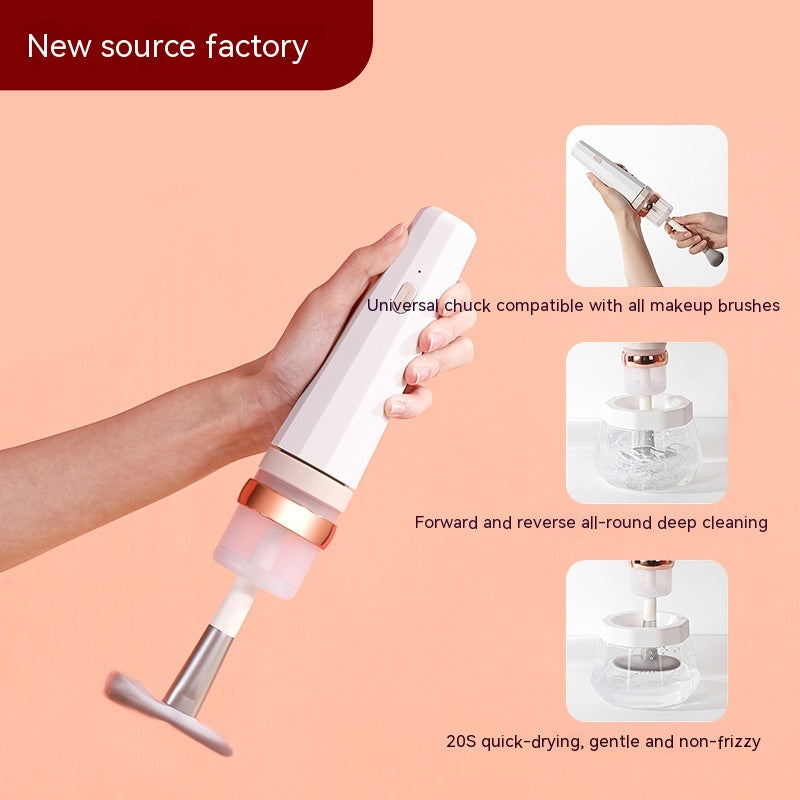 Washing Machine Powder Foundation Brush Eyebrow Brush Automatic Cleaning Hand-free