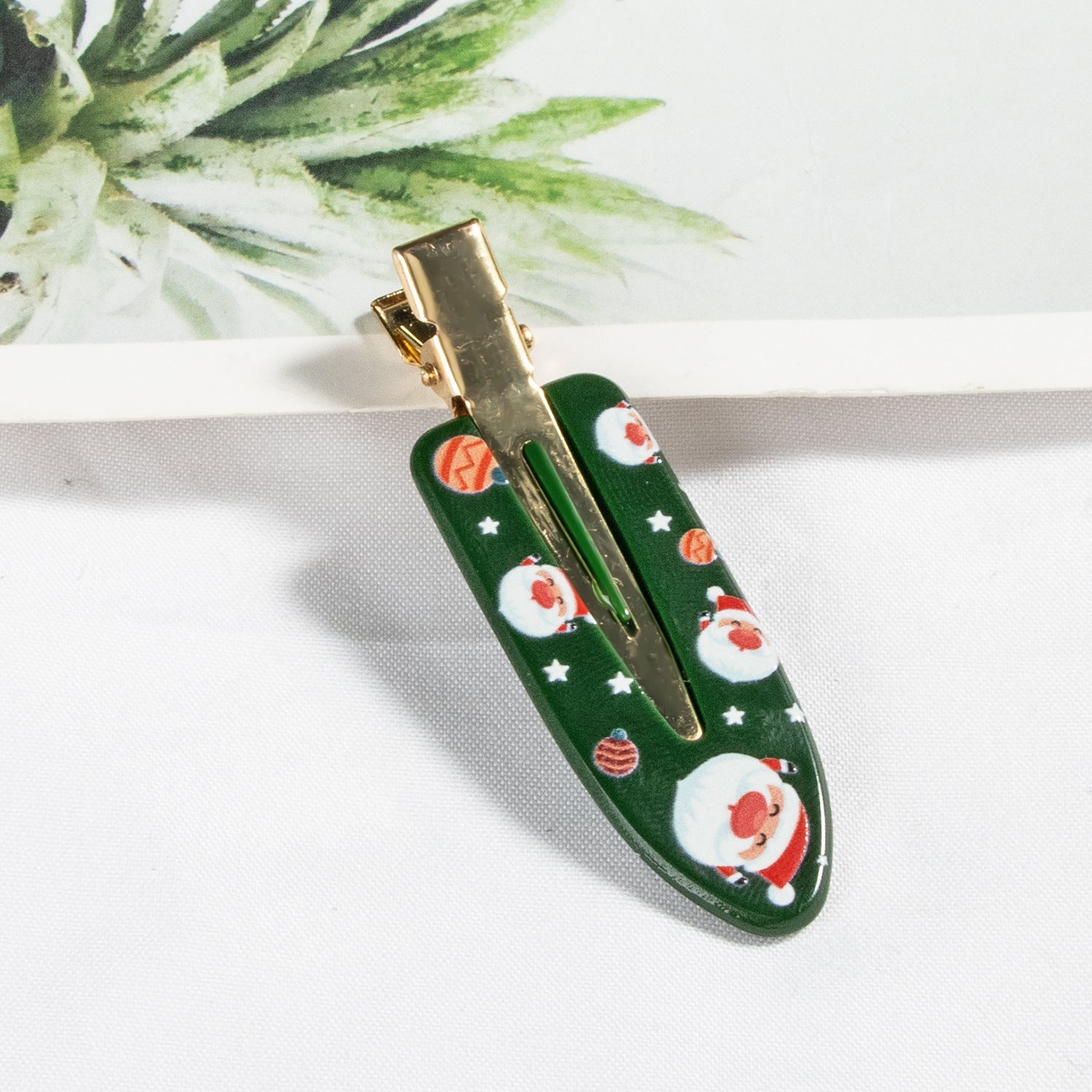 Christmas Themed Elk And Bear Cookie Hair Clips