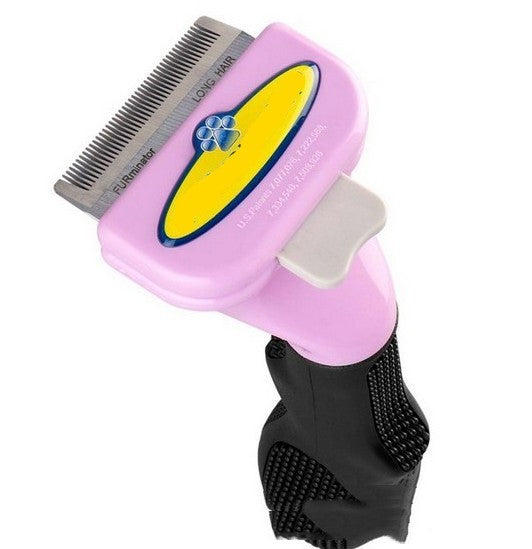 Pet Plastic Hair Cleaner Comb Brush