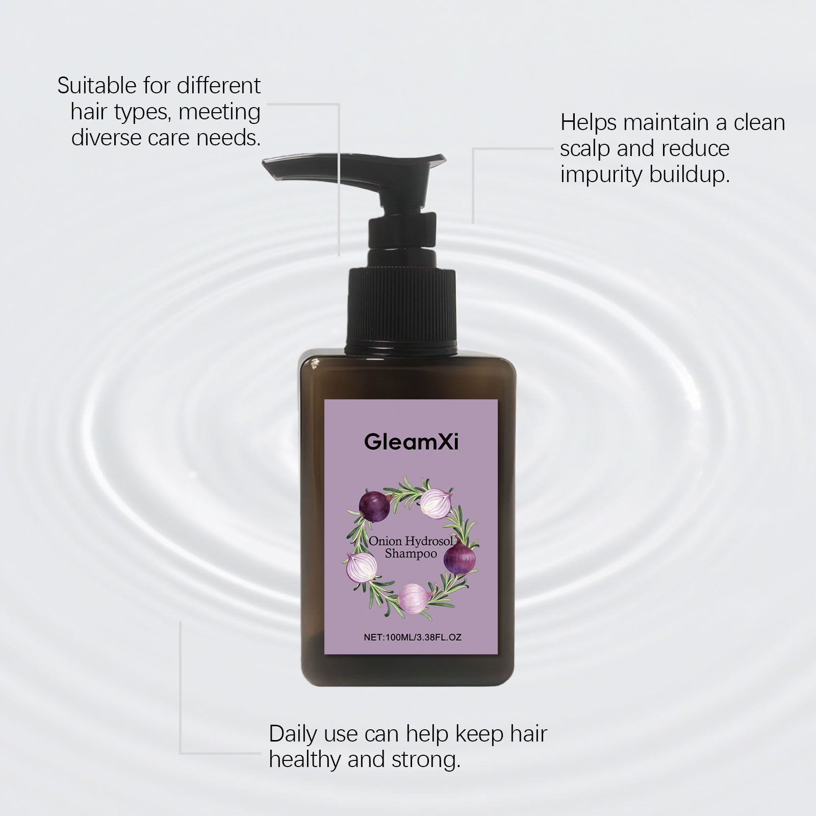 GleanXi Onion Hydrosol Shampoo