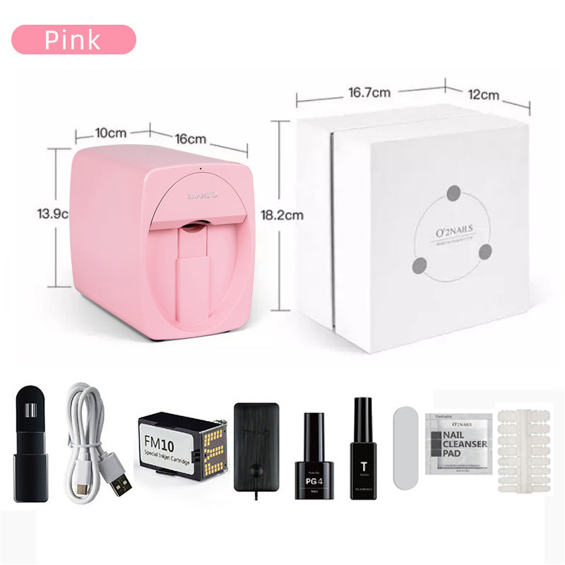 O'2Nails Home Automatic Nail Printer Coloring Machine