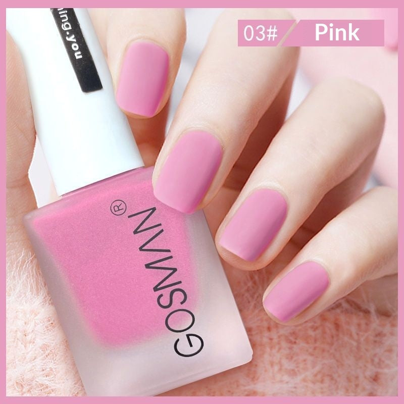 Gosman Quick-dry Matte Nail Polish, Non-peel