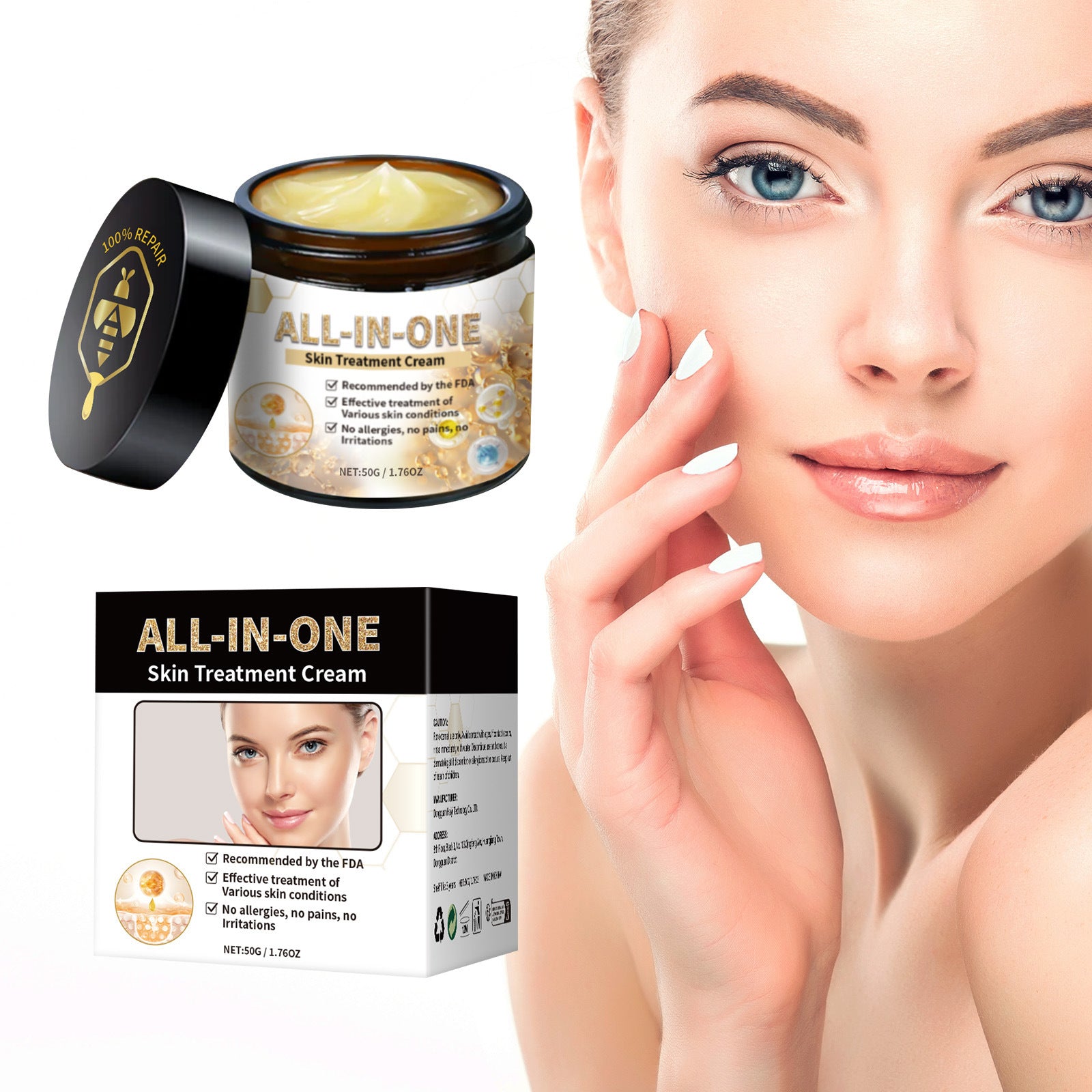 All-in-one Skin Moisturizing Cream Brightening