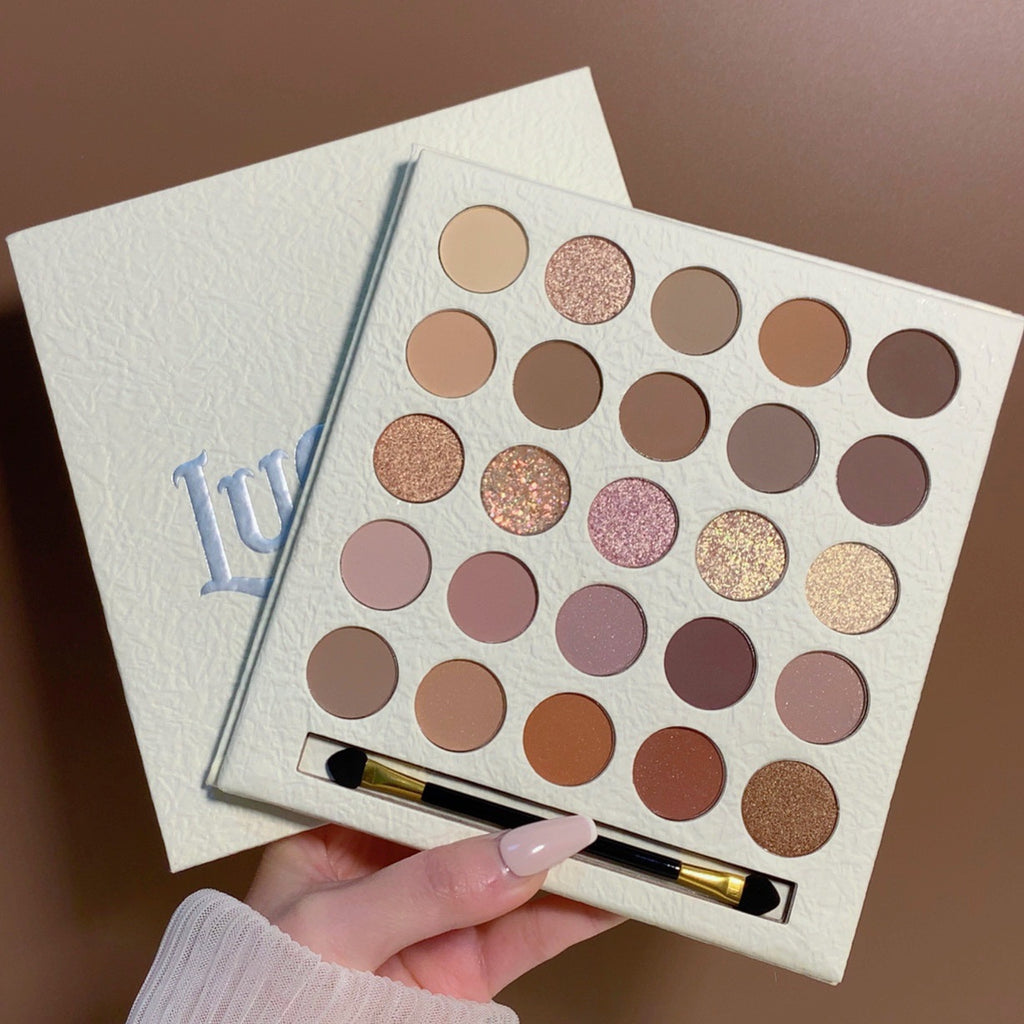 ErshiQi Unswerving Pledge Eyeshadow Palette Sequin Waterproof Blush Matte