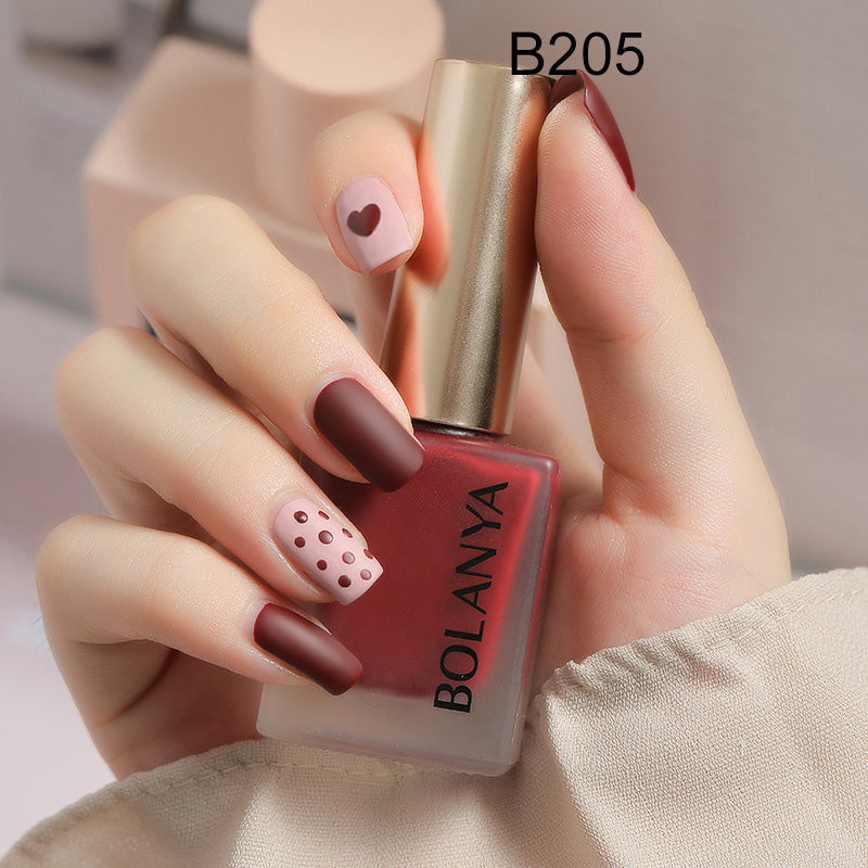 Bolanya No-bake Whitening Quick-drying Matte Nail Polish