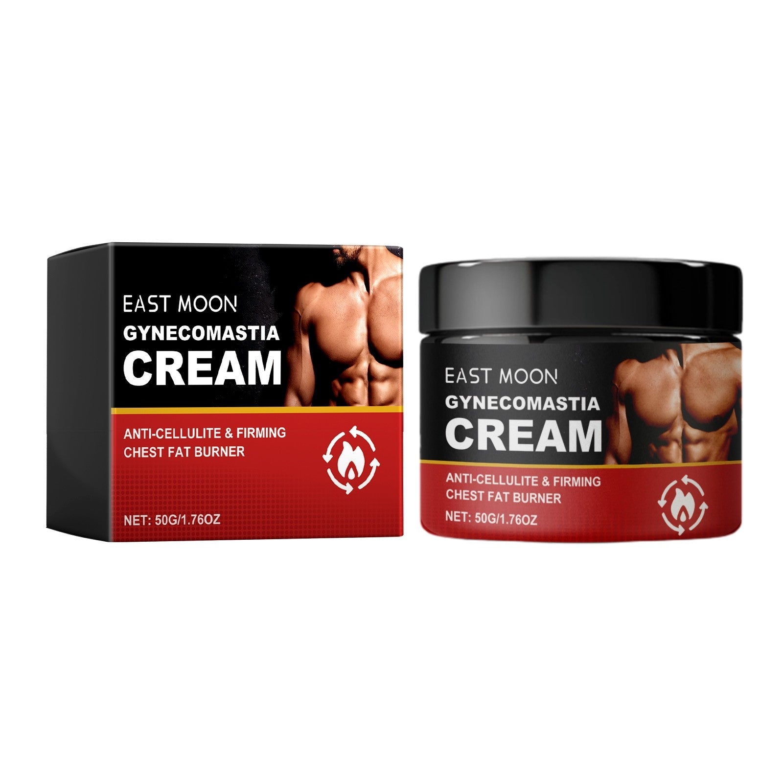 Men's Chest Fat Burning Cream