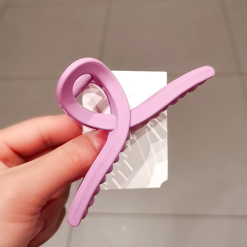 Frosted Clip Large Hair Clip Back Head Hair Clip Female Temperament Plate Hair Clip