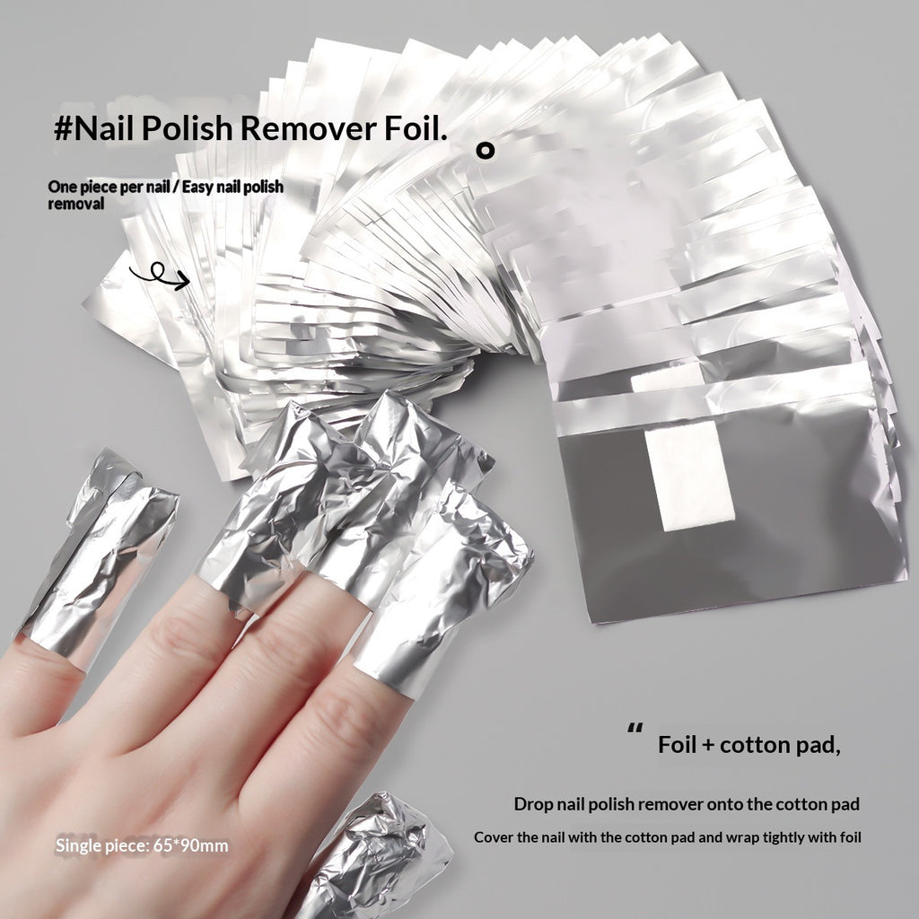 Nail Polish Remover Foil For Removing Gel Or Acrylic Nails