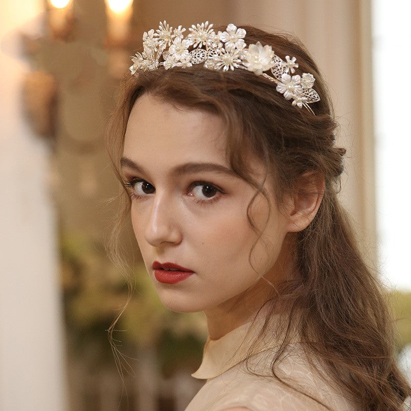 Exquisite Pearl Flower Headwear Hair Accessories
