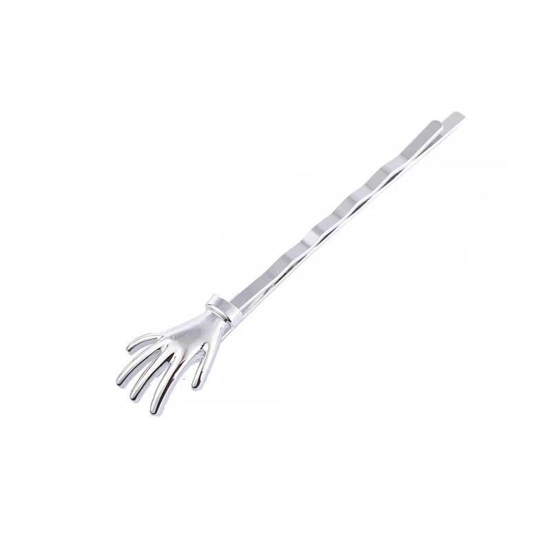New Arrival Metal Skull Hand Hair Clips For Women Fashion