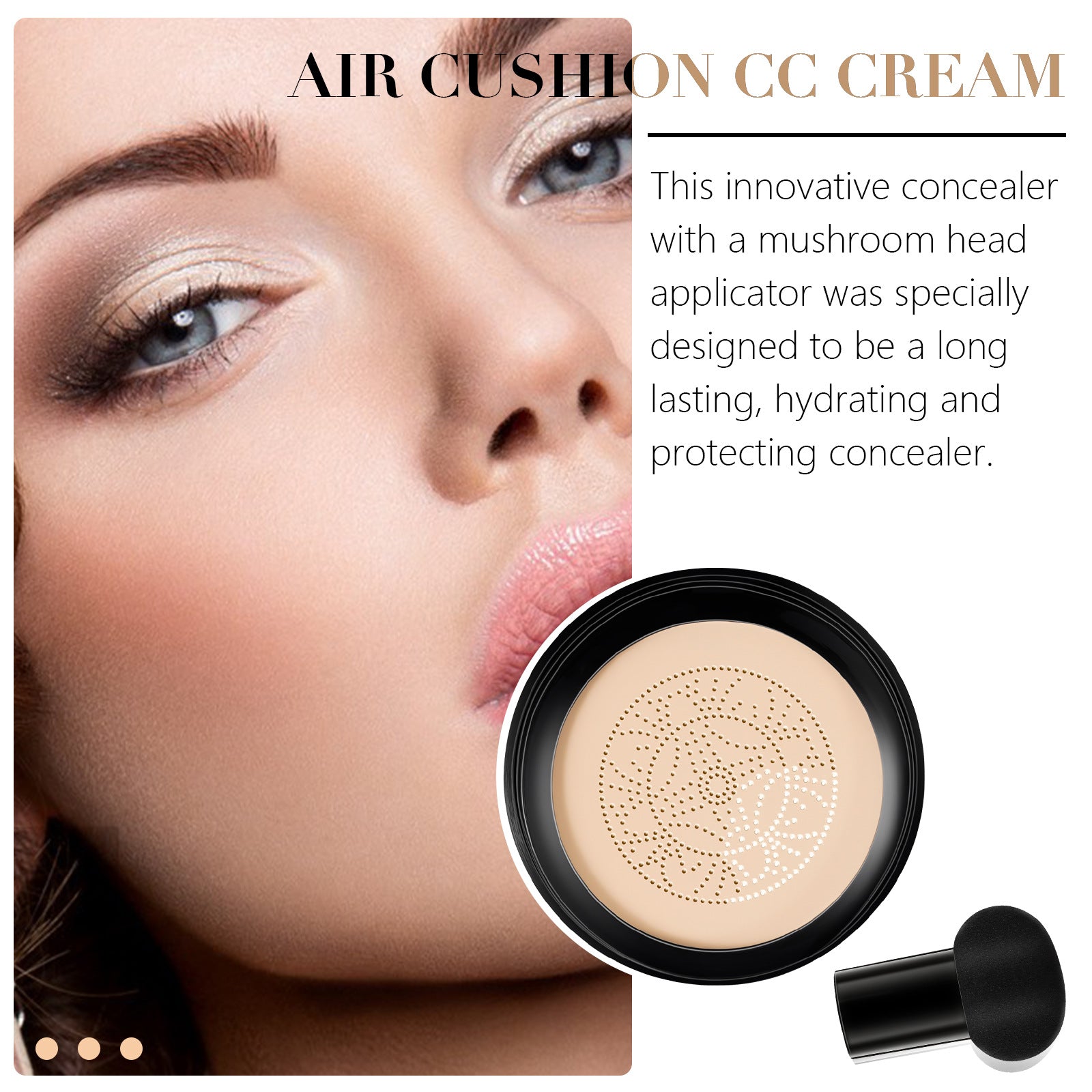 Mushroom-shaped Haircut Liquid Foundation Air Cushion Moisturizing
