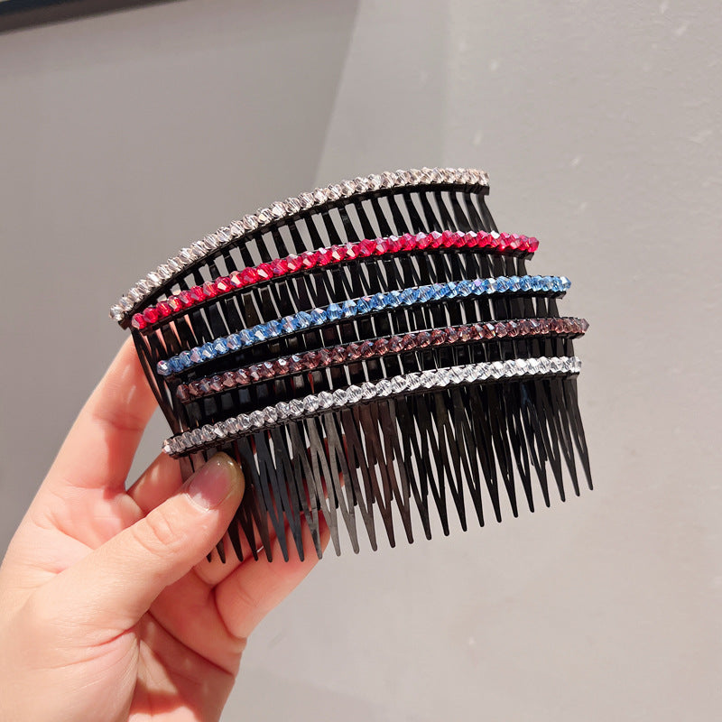 Women's Crystal Hair Comb Organizing Box
