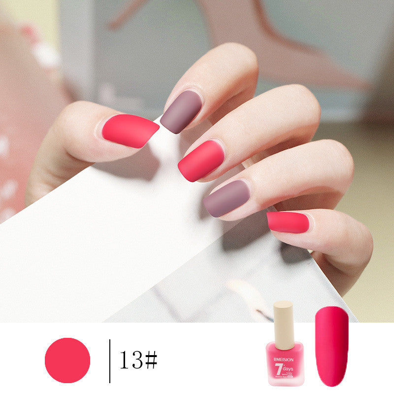 Bmision Frosted No-baking Quick-drying Nude Matte Nail Polish