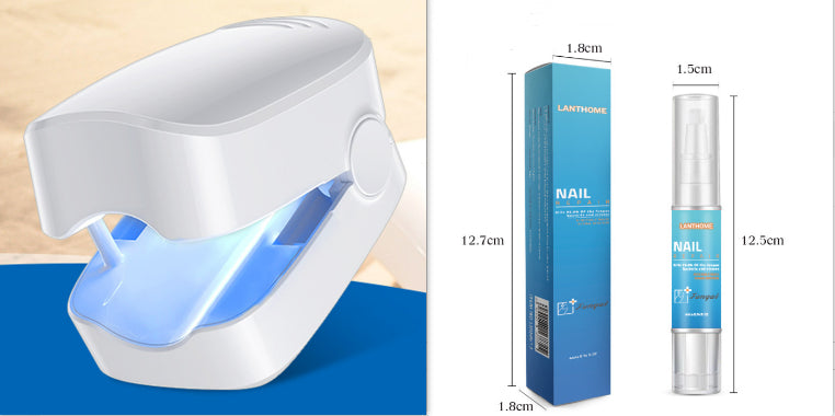 Lanthome Portable Bag Nail Color Changing Laser Light