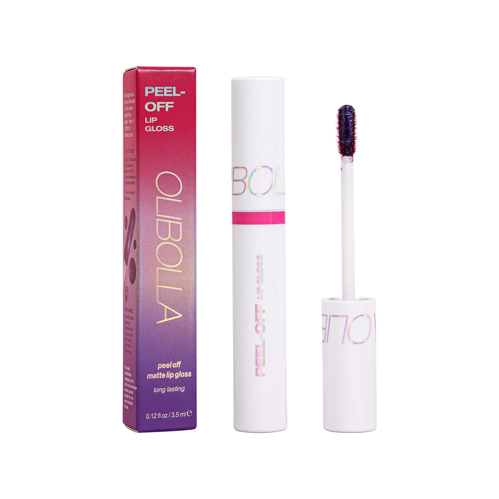 Tearing Type Lip Gloss Matte Finish Universal For Skin Type