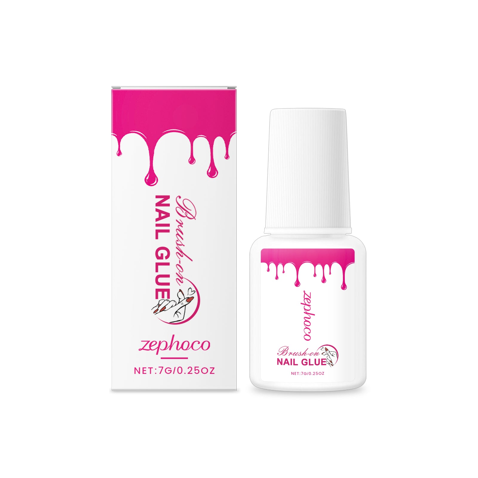 Zephocco Brush-On Nail Glue