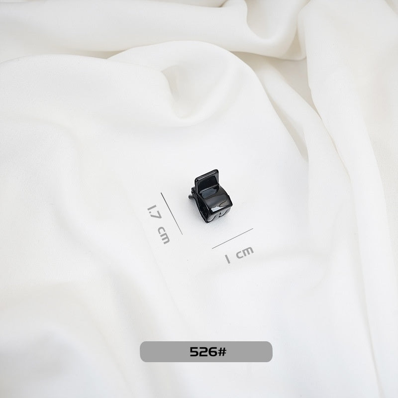 High-quality Basic Black Spray-painted Hair Clip