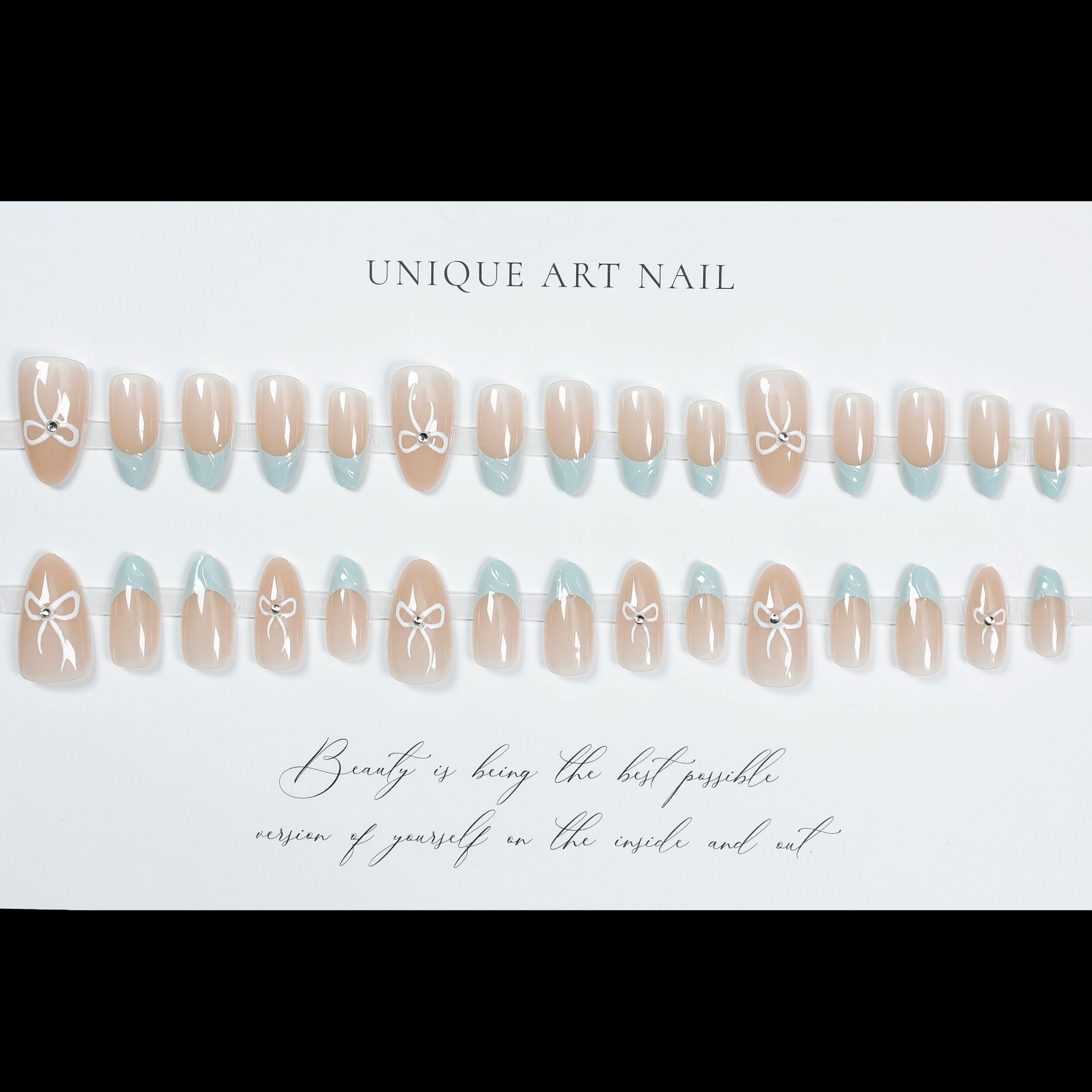 Women's Fashion French Three-dimensional Nail Sticker Patch