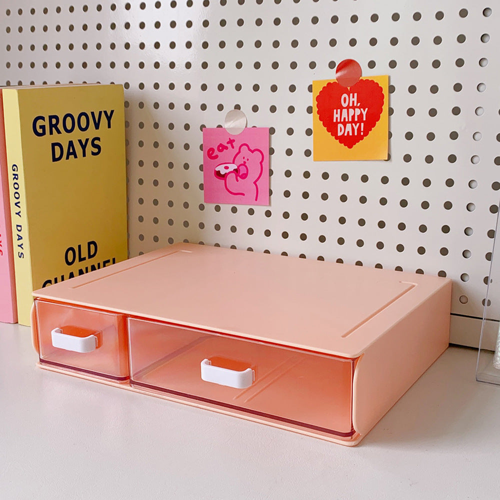 Simple Desktop Storage Box, Multi-layer Drawer Type Small Objects, Rubber Band Hair Ring Storage