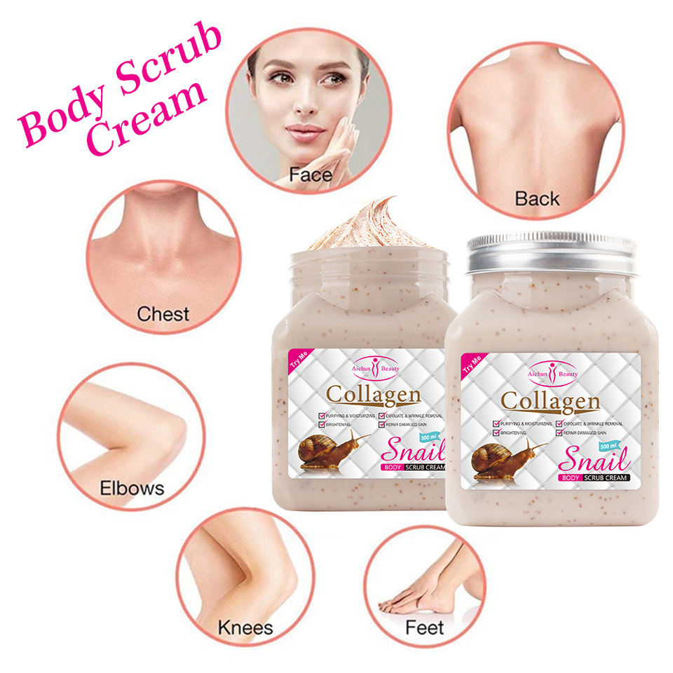 Aichun Beauty - Collagen Snail Body Scrub