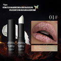 Pearlescent Thin And Glittering Diamond Lipstick Easy To Color Longlasting Lip Gloss Long Lasting Nourishing Moisturizing 7 Color Lipstick