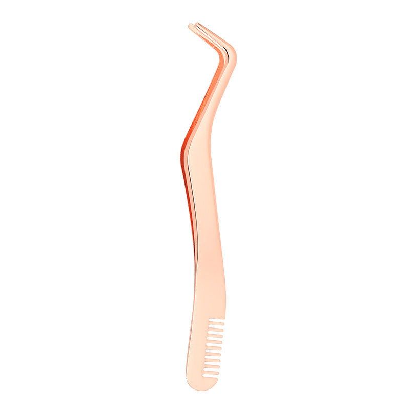 Eyelash With Comb Aid Metal Tweezers Beauty Tools