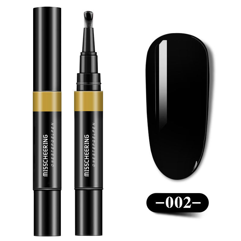 Misscheering One-step Glue Three-in-one Nail Polish Glue Pen Lazy Long-lasting Phototherapy Glue Nail Manicure