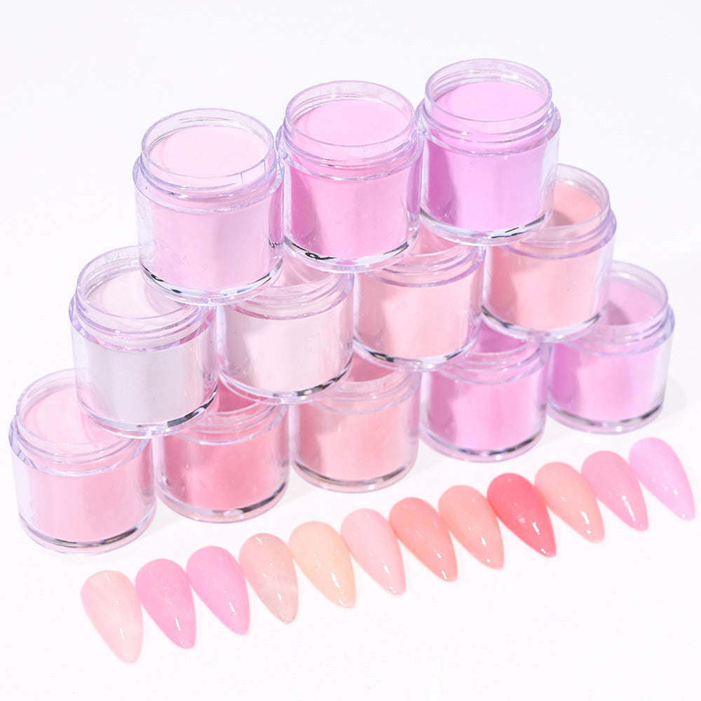 Acrylic Nails Serum 4 Colors Suit Nail Shimmering Powder DIY Handmade Manicures Decoration