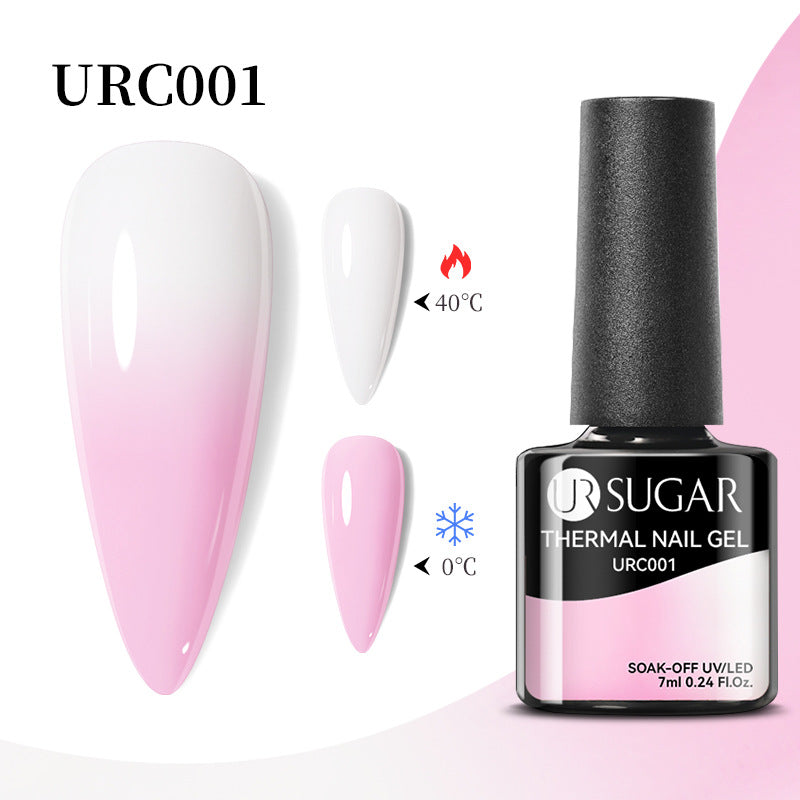UR Sugar Autumn And Winter New Temperature Change UV Polish Cold And Warm Gradient Nail Glue