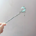 Chinese Style Cool Ice Crystal Moonstone Hairpin