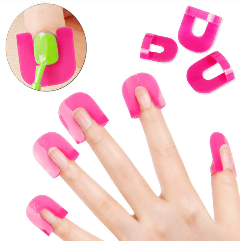 Gradient Nail Art Anti-overflow Protective Folder