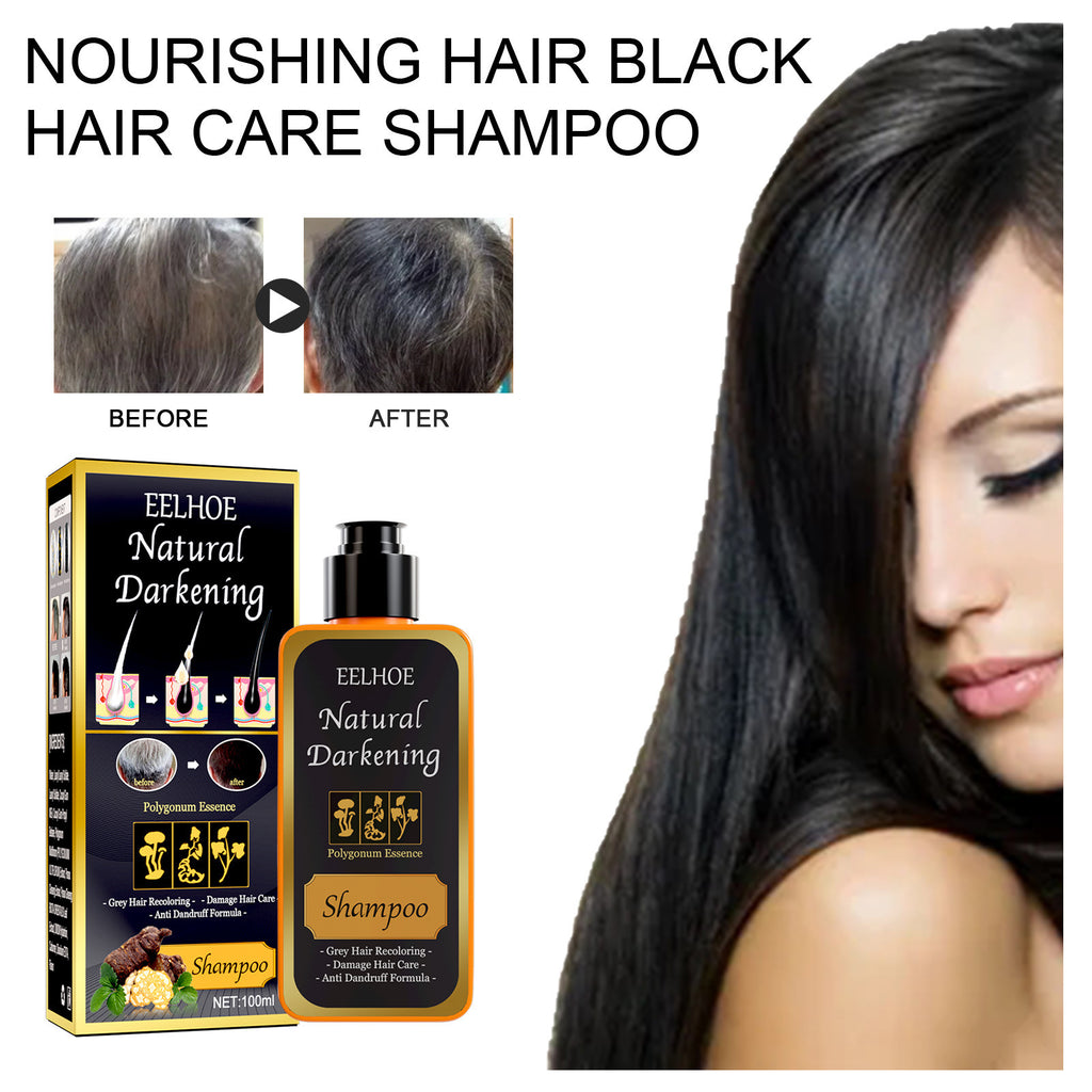 Polygonum Multiflorum Shampoo White To Black Black Hair Anti-drop Cleaning Anti-Dandruff