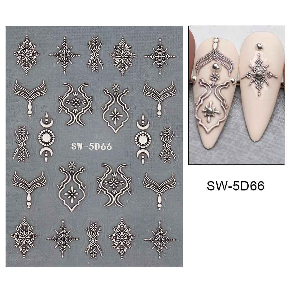 Ladies New Relief Nail Sticker