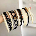 Women's Face Washing Toothed Non-slip Headband