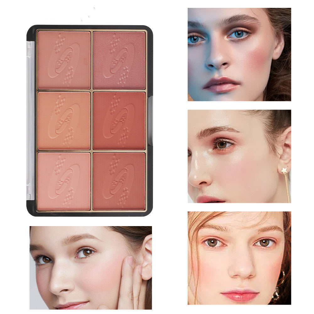 KL7 Multicolor Tan Red Matte Pearl Blush Tray