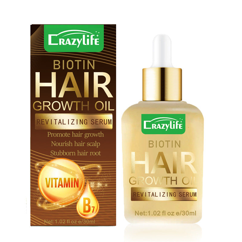 CrazyLife Biotin Hair Hair Care Essential Oil 30ml Soft And Refreshing