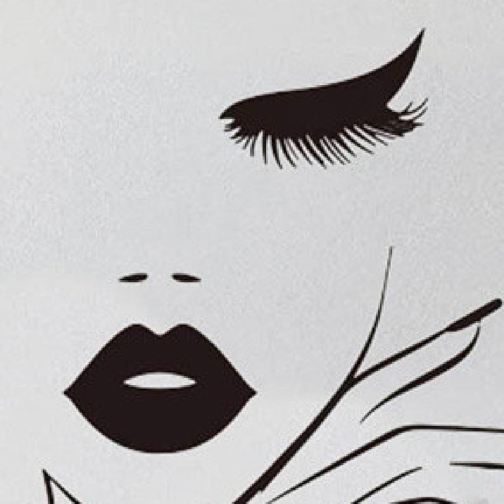 Fashion Nail Salon Window Wall Stickers