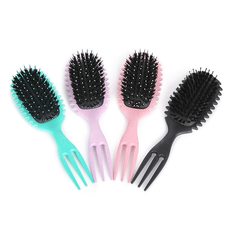 Three-fork Curly Hair Massage Wave Air Cushion Comb