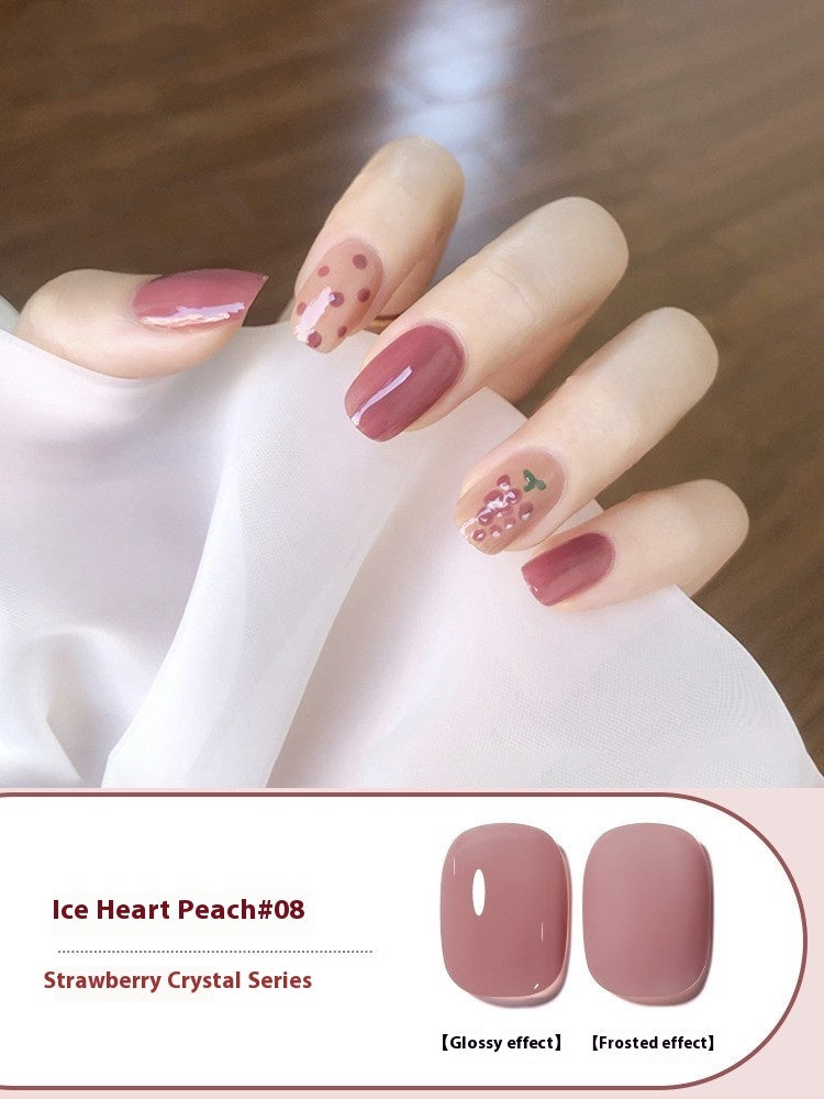 Annies Ice Transparent Nude Color Gel Nail Polish All-match