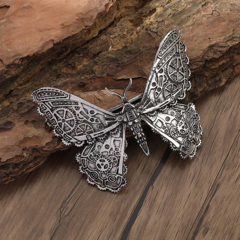 Retro Gothic Mechanical Butterfly Hair Clip