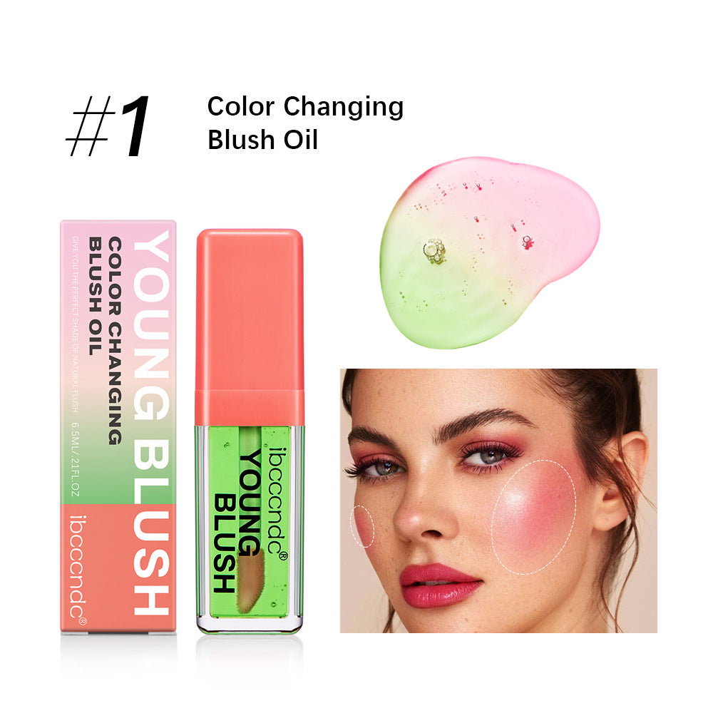 Ibcccndc Natural Moisturizing Color-changing Blush Oil