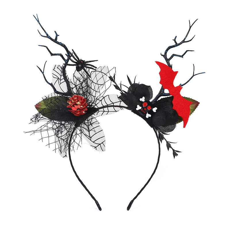 Dark Style Pumpkin Head Cos Halloween Party Funny Hair Accessories