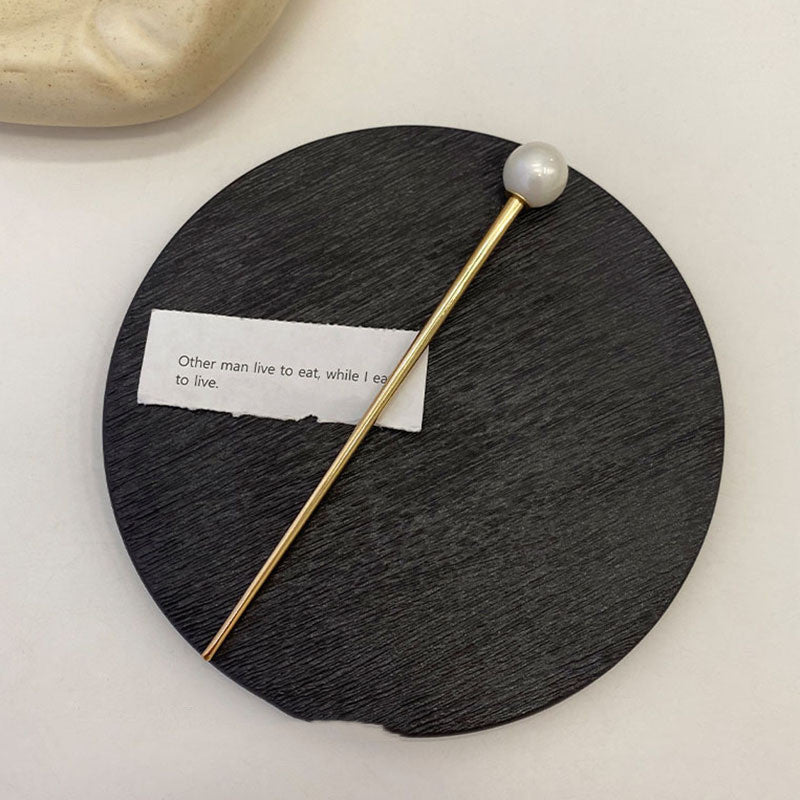 All-match Temperament Metal Pearl Hairpin