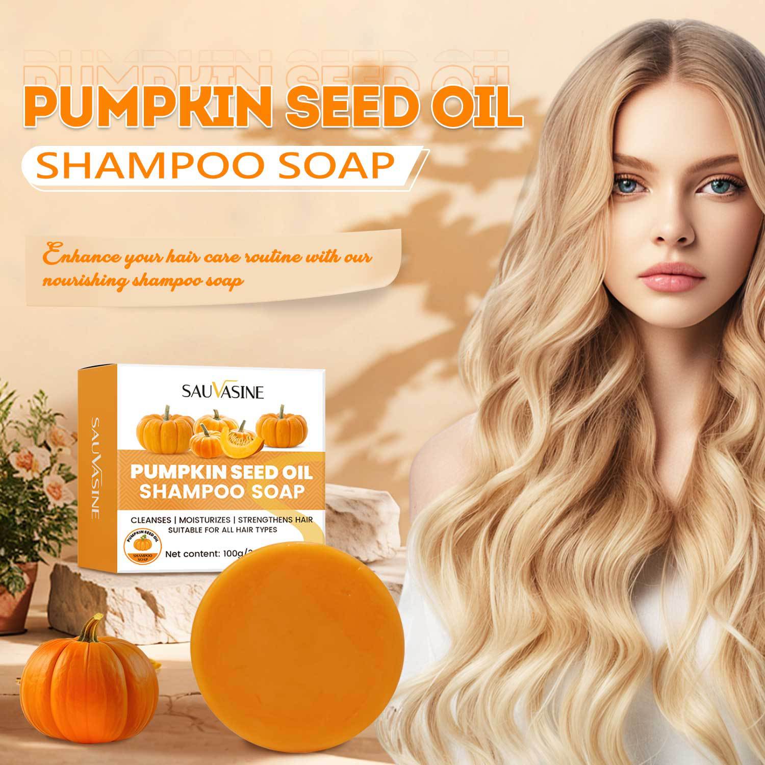 Sauvasine Pumpkin Seed Oil Shampoo Soap
