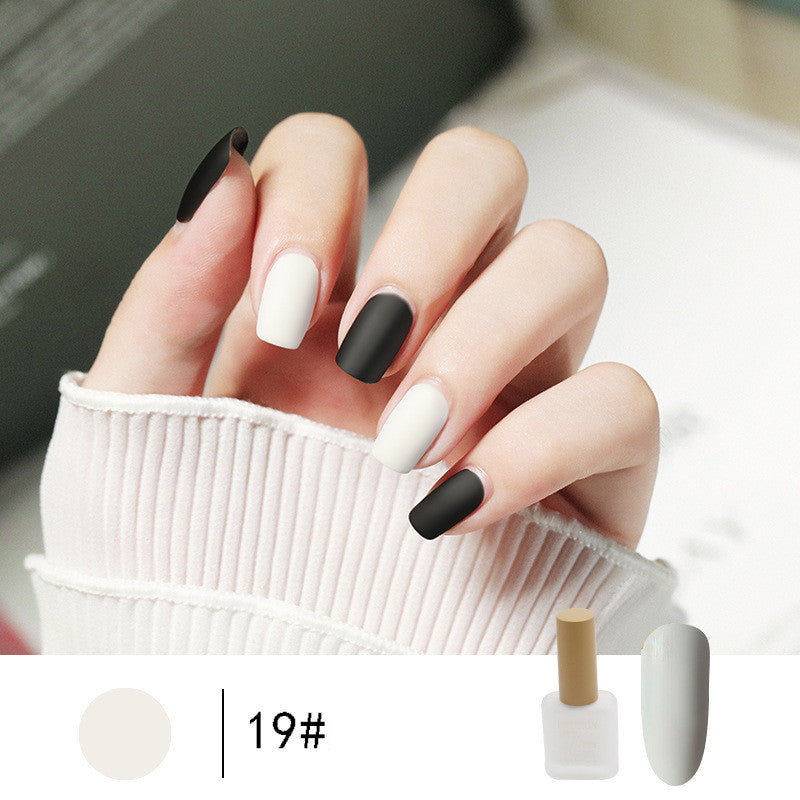 Bmision Frosted No-baking Quick-drying Nude Matte Nail Polish