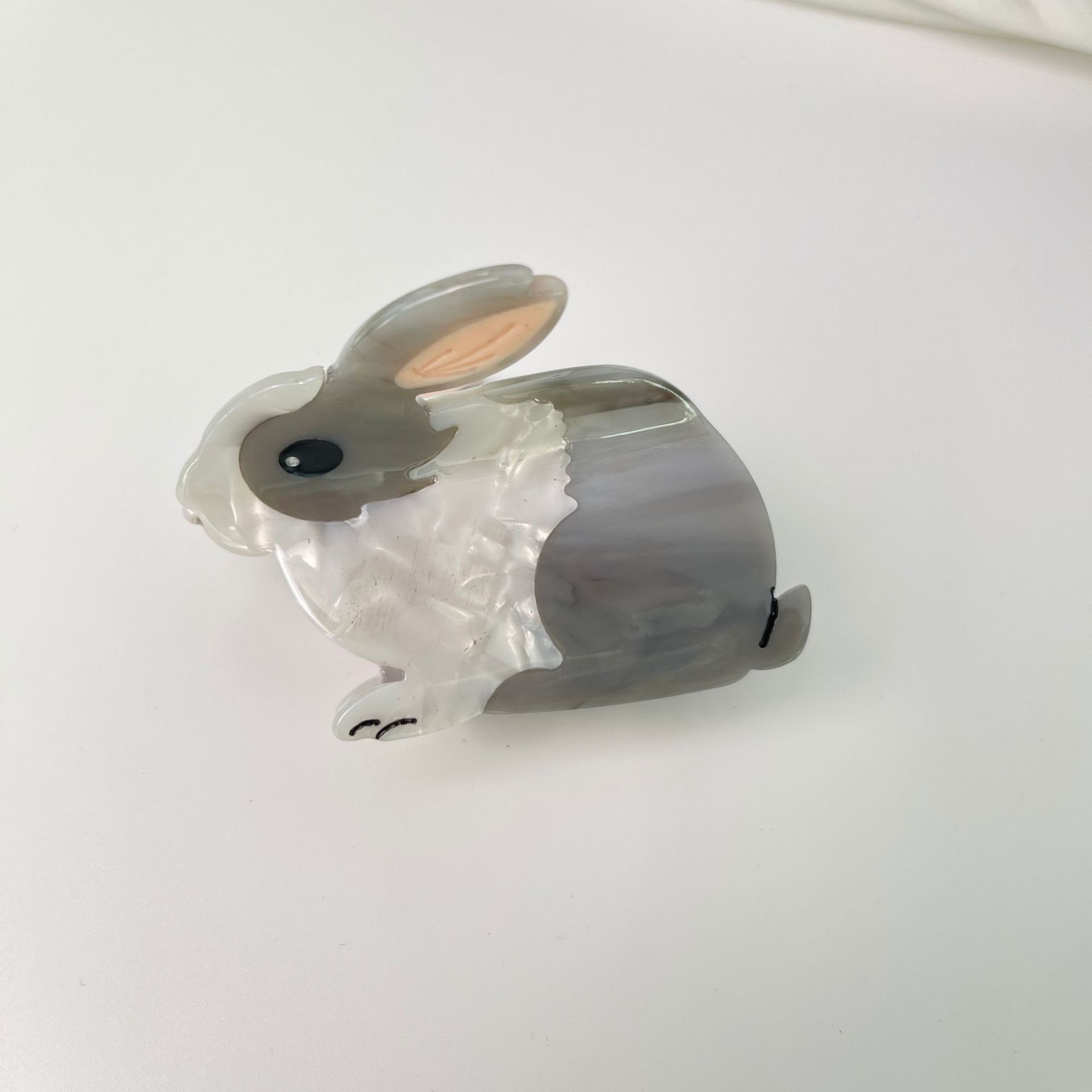 Cute Acetate Rabbit Clip Barrette