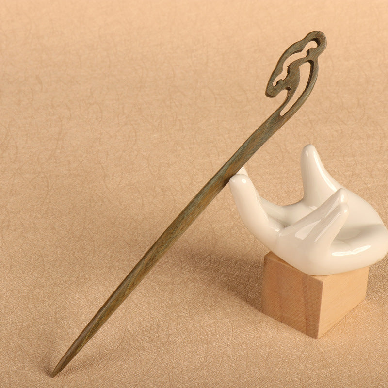 Green Sandalwood Hairpin Hairpin Antiquity Hair Clasp