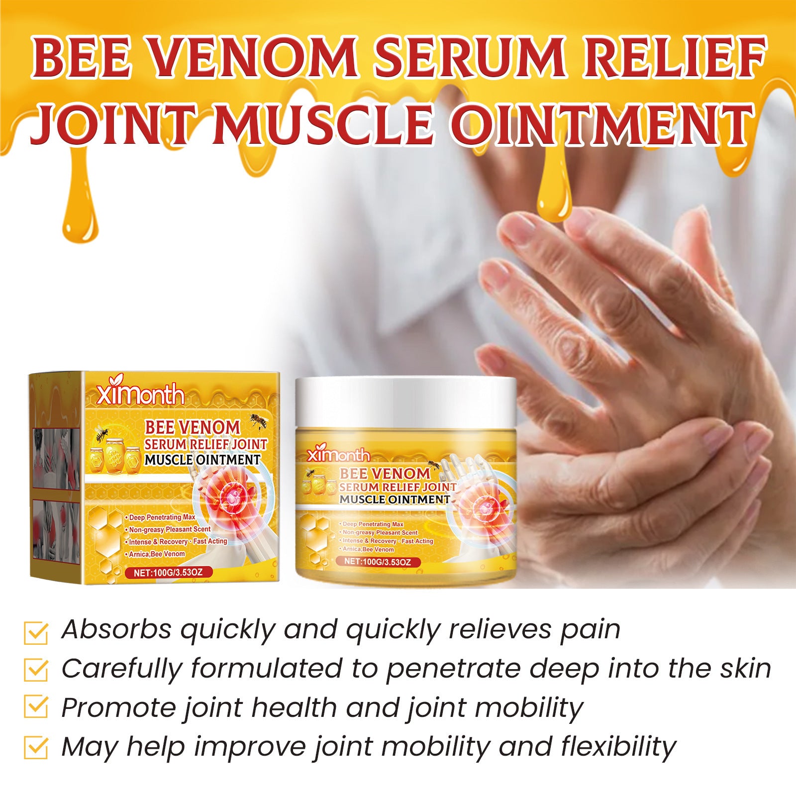 Joint Neck Cream Wrist Leg Body Care Massage Cream