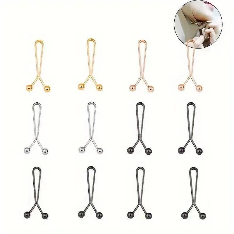 Scarf Clip Silk Scarf Clip T-shirt Corner Trimming Pants Waist Trimming Trousers Cuff Tightening Fixing Clip